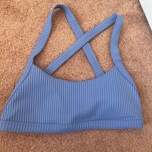 Cross back bikini top